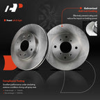 Front Disc Brake Rotors for Honda Accord (1998–2002) Prelude (1992–1996) Acura CL
