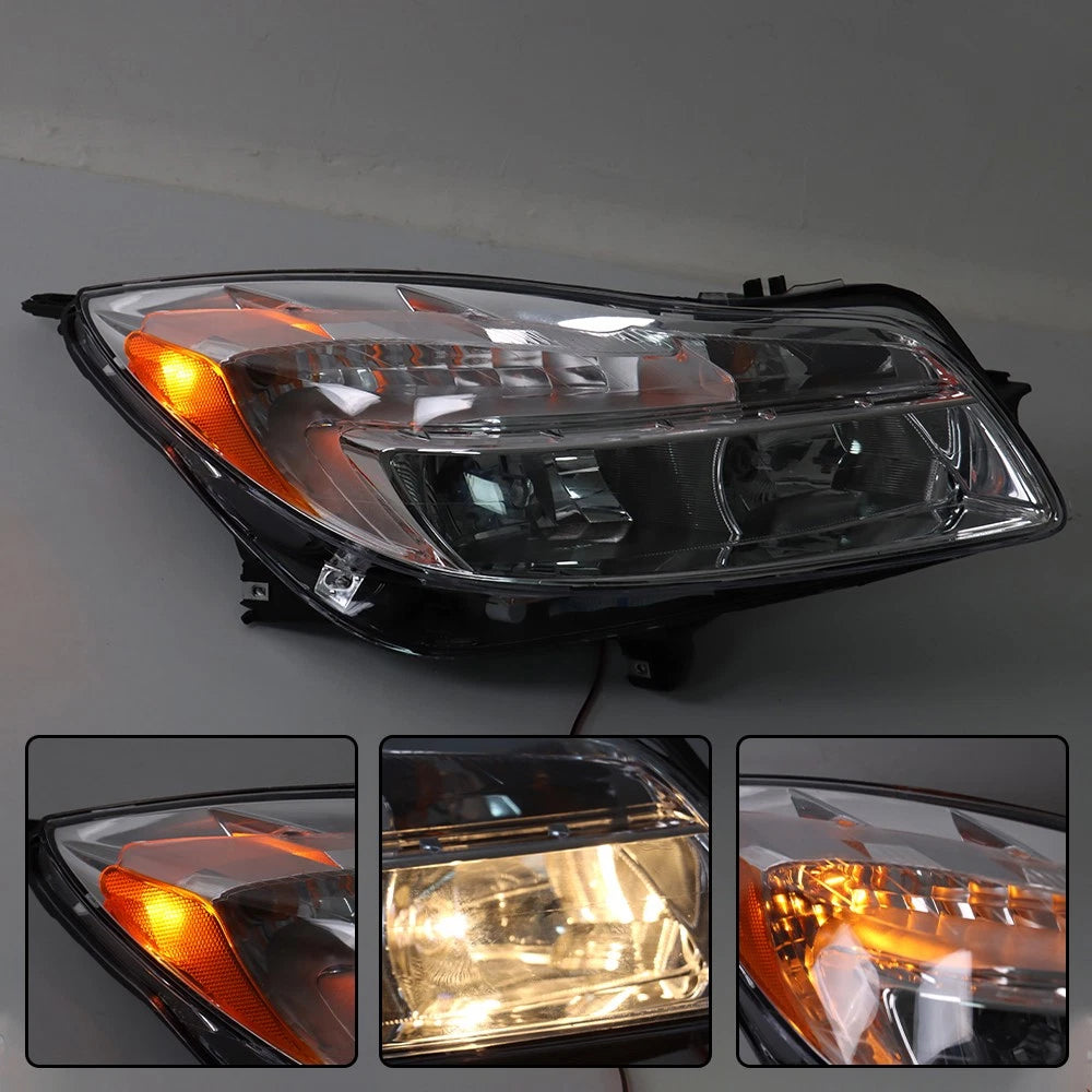 Headlight Assembly for Buick Regal (2011–2013) Driver & Passenger Halogen