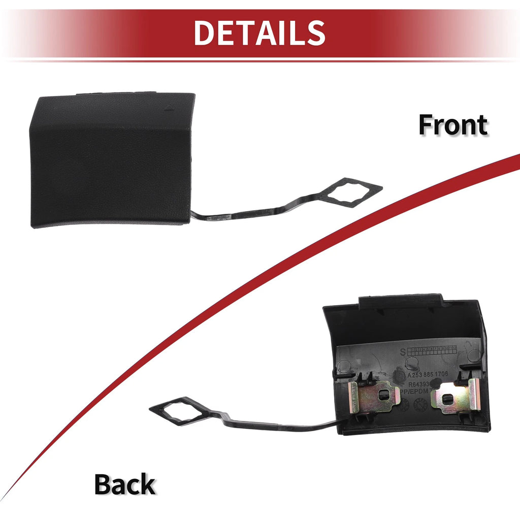 Tow Hook Cover Cap for Mercedes-Benz GLC300 (2016–2023) No. 2538851706