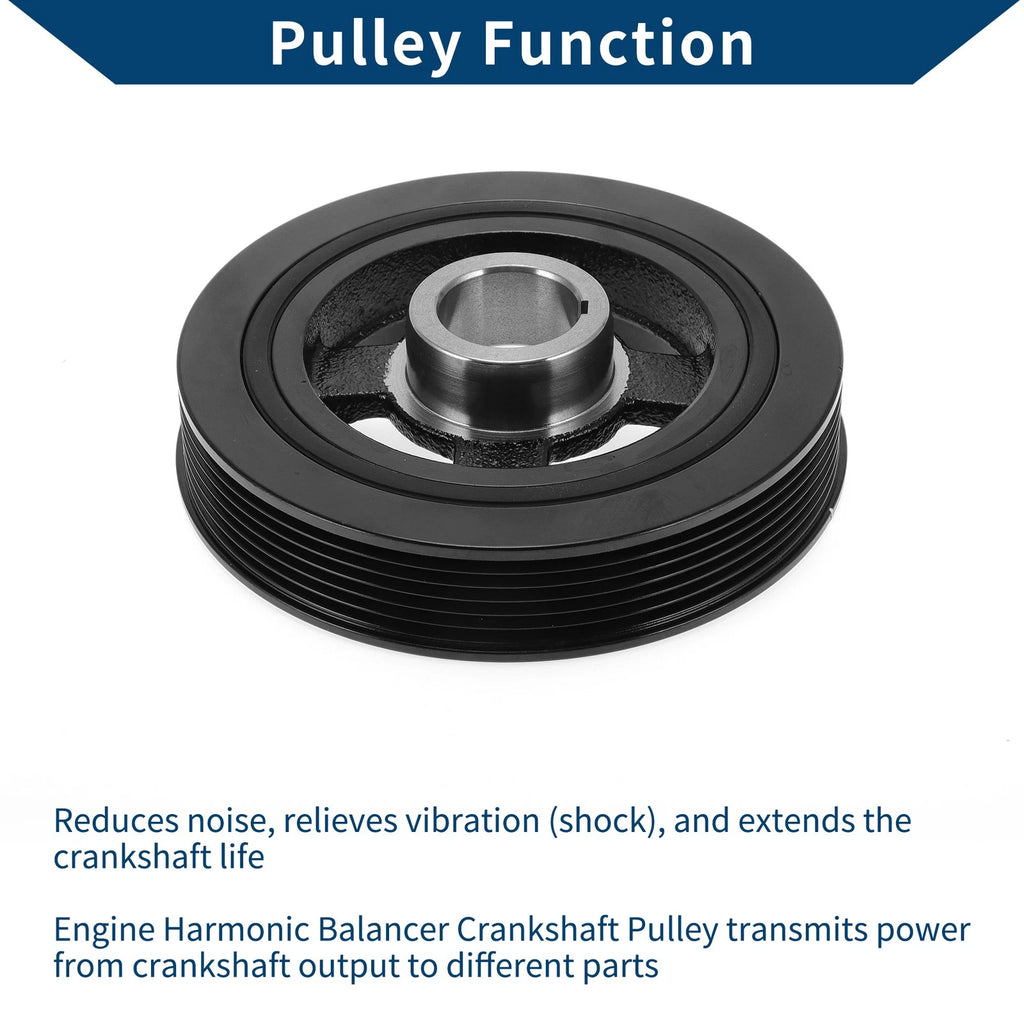 Engine Harmonic Balancer Crank Pulley for Kia Sorento (2011–2016) No. 231243C201
