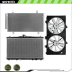Cooling Fan Radiator AC Condenser Kit for Toyota Camry (2012–2017)