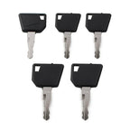 5 x Ignition Keys for JCB Caterpillar Dynapac Volvo (Various Years)