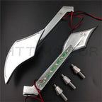 LED Turn Signal Mirror for Harley Softail, Touring, Dyna, Sportster XL (2000–2023)