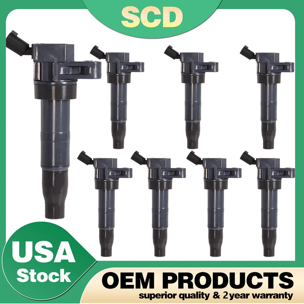 8X Ignition Coils for Hyundai Genesis Santa Fe Tucson Equus Kia Optima K900 UF611