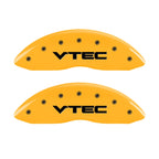 Caliper Covers Set Front and Rear Yellow for Acura MDX (2007–2013)