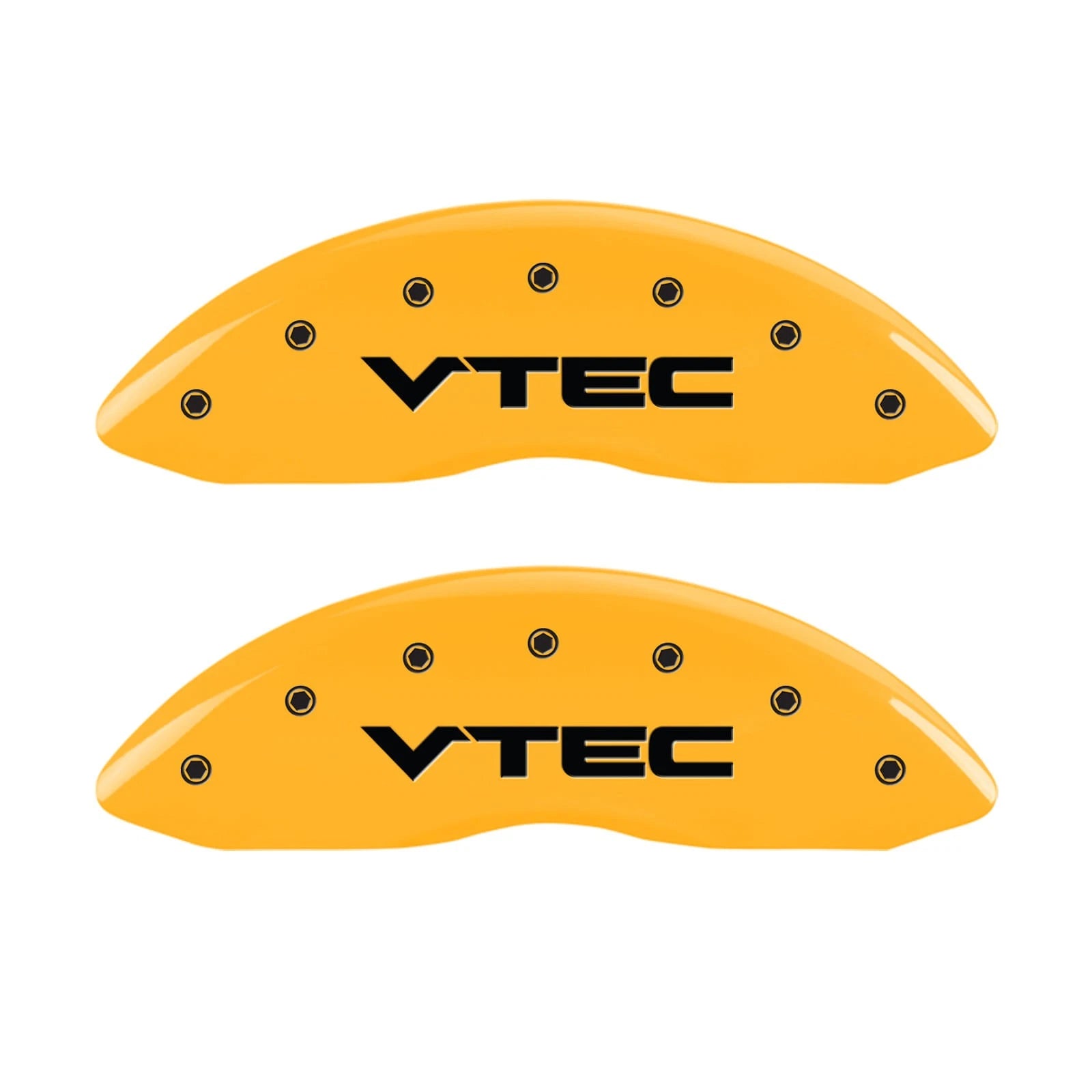 Caliper Covers Set Front and Rear Yellow for Acura MDX (2007–2013)