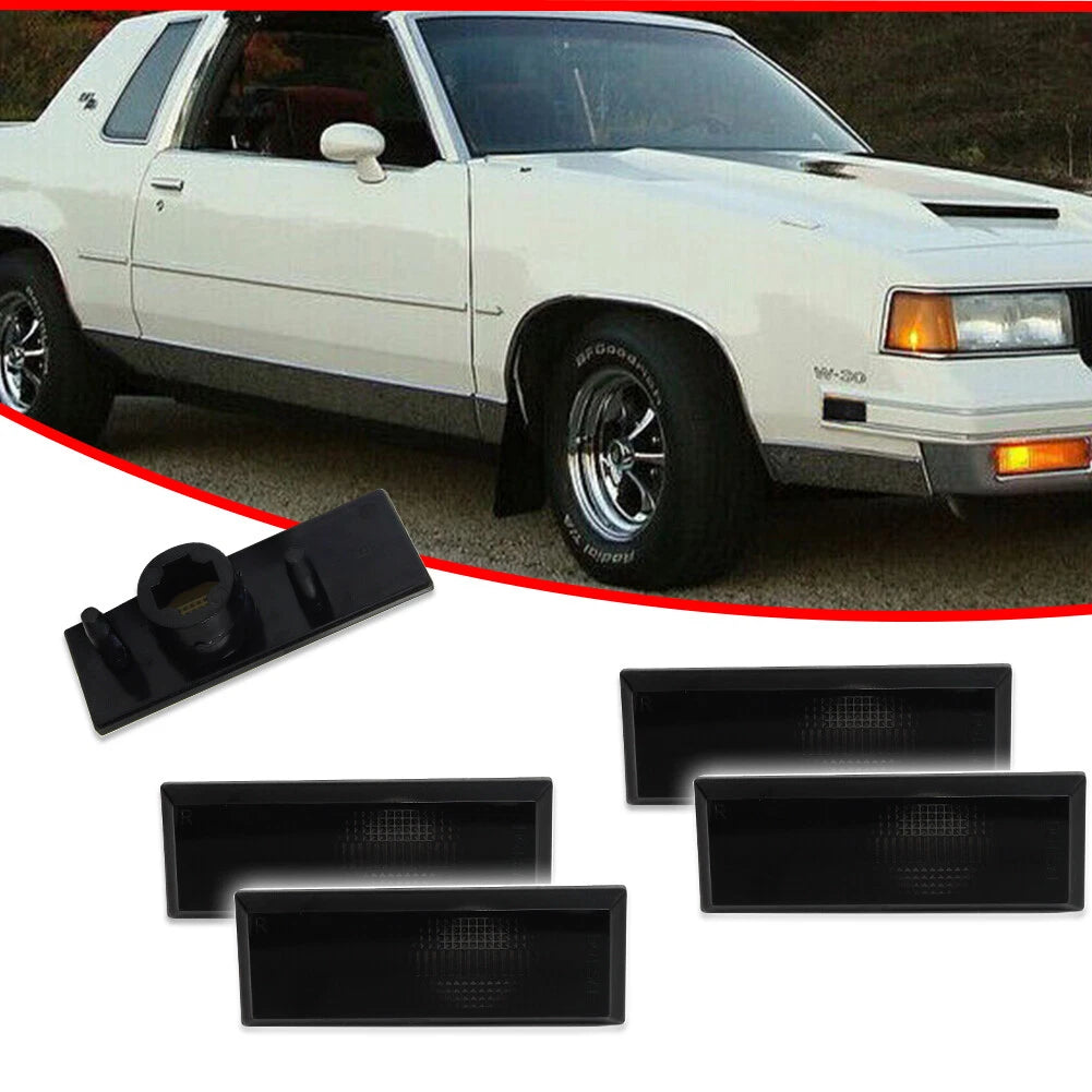 Smoke Side Marker Lamps Housing for Cutlass 2 Door (1981–1988)