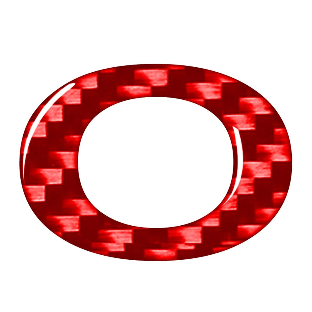 Carbon Red Door Wall Badge Emblem Decals for