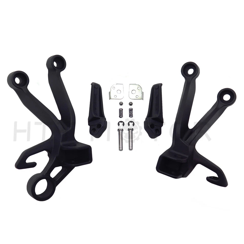 Foot Rest Pegs Brackets for Suzuki GSX-R 1000 (2003–2004) Matte Black