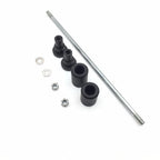 Frame Sliders for Kawasaki Ninja ZX6R ZX636E ZX636F (2013–2014) No Cut Black