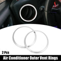 2 Pcs Air Conditioning Outer Vent Ring Trim for Toyota Subaru  703820036821