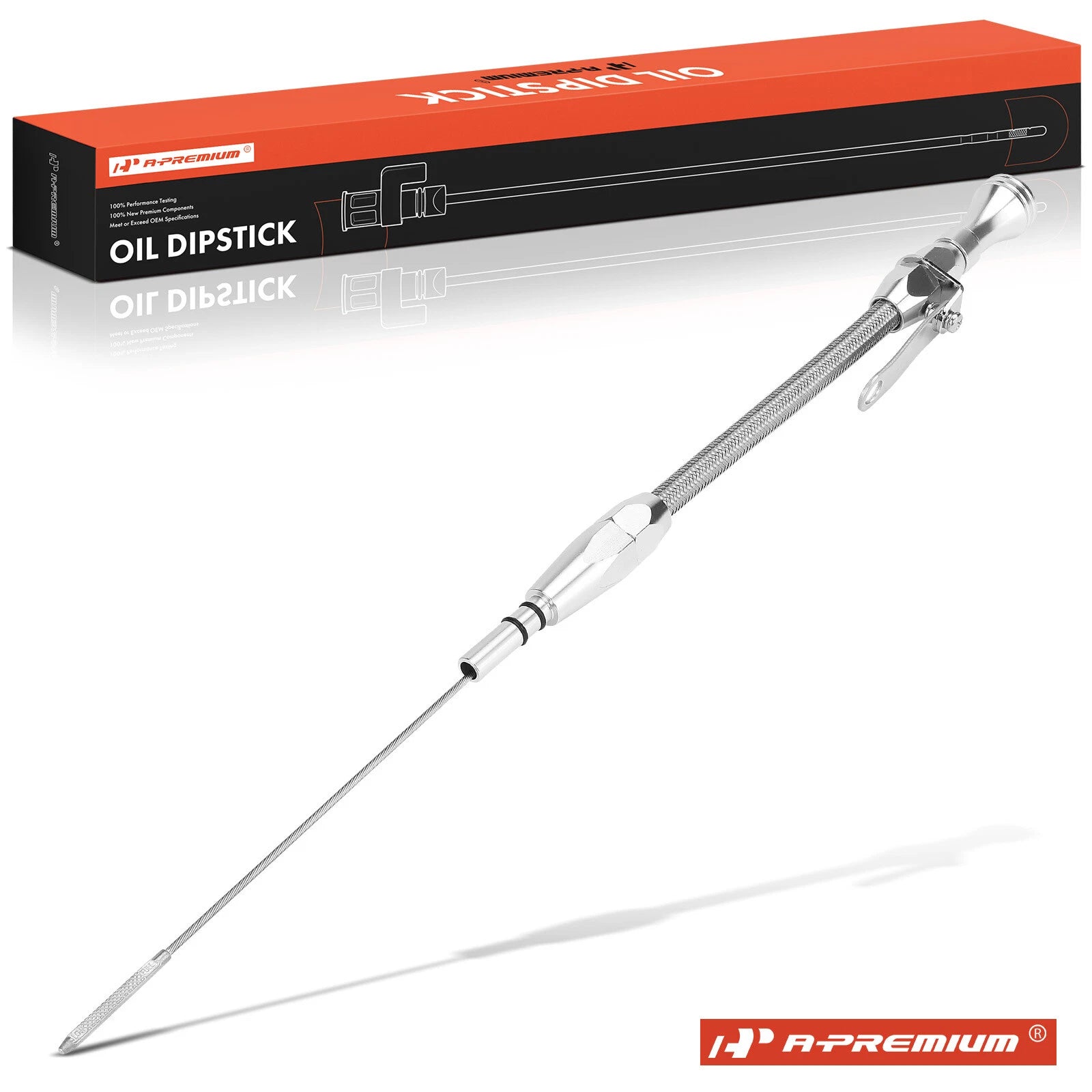 Flexible Stainless Steel Engine Oil Dipstick for SB Ford 