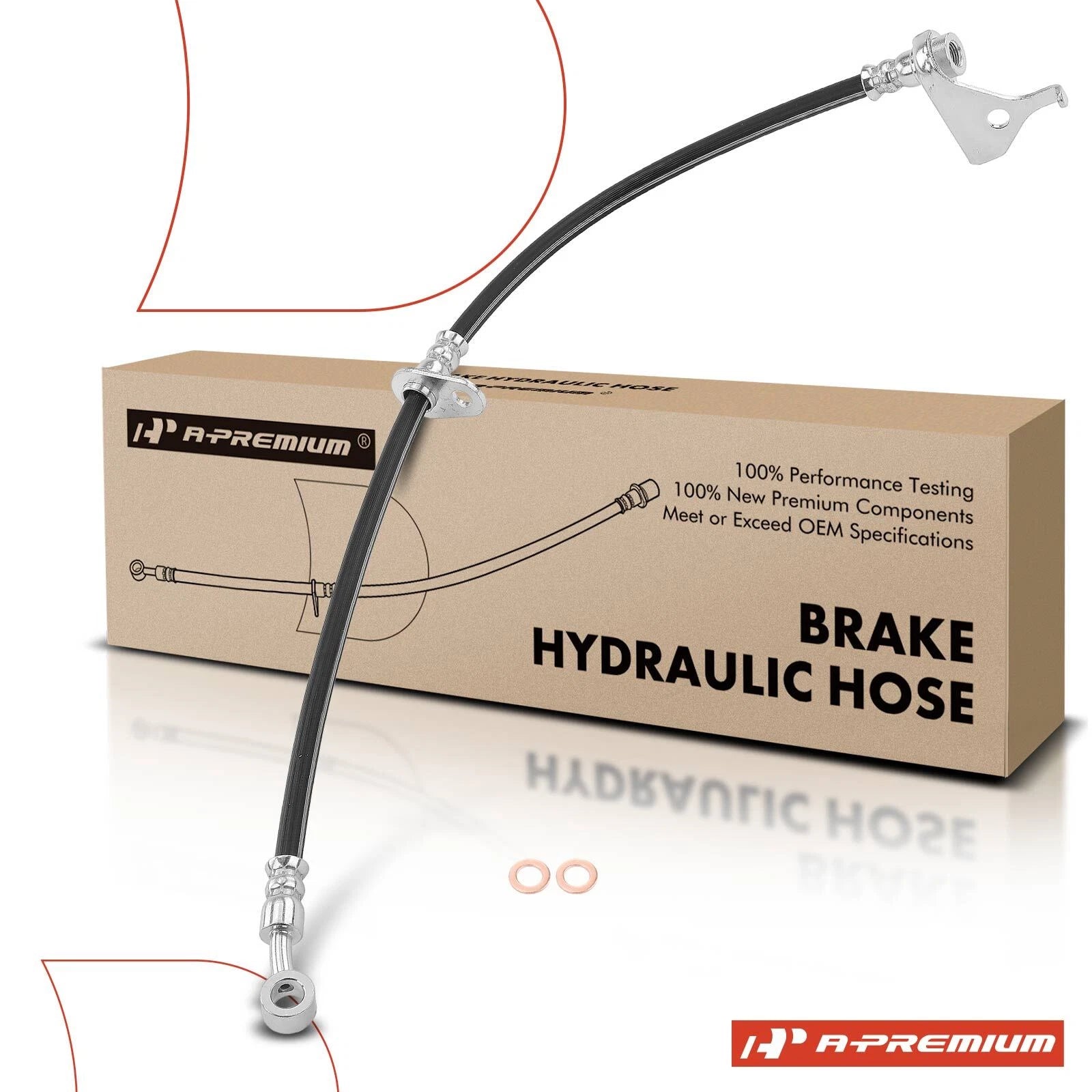 Front Left Brake Hydraulic Hose for Honda Fit, CR-Z (2009–2015)