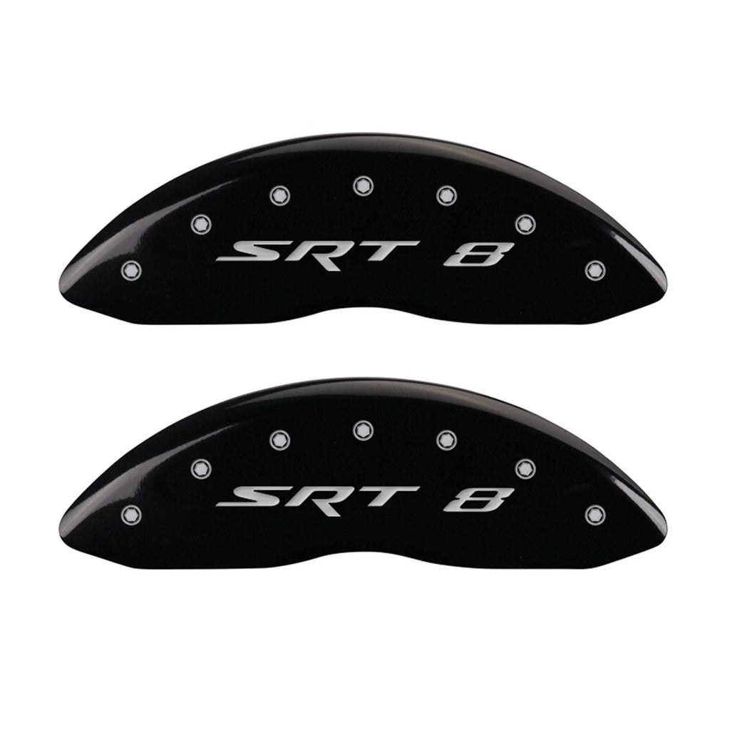 Caliper Covers Front Pair for 2012-2014 Chrysler 300 SRT8 (Black)