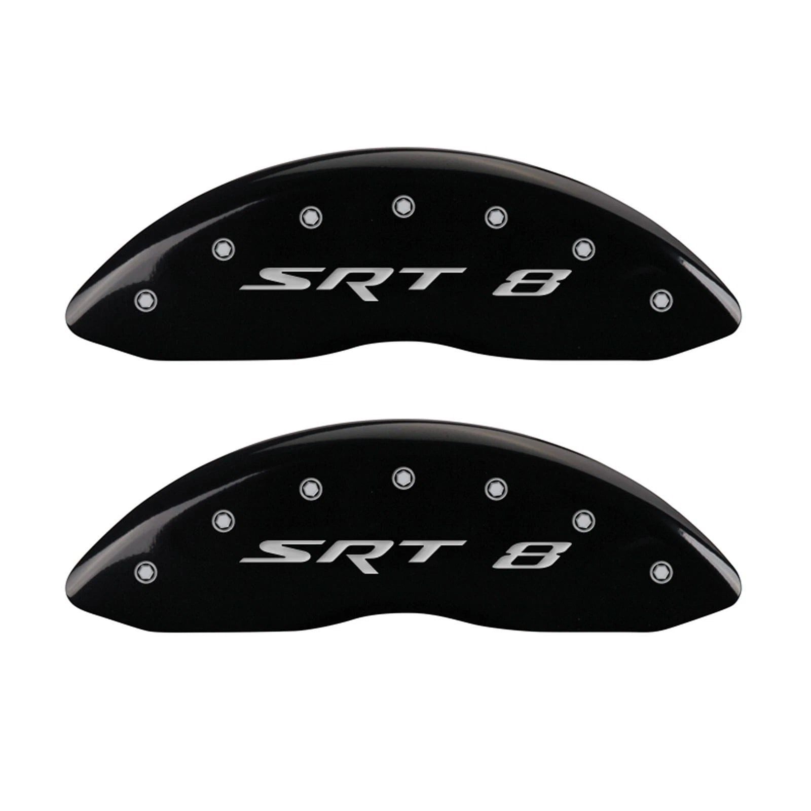 Caliper Covers Front Pair for 2012-2014 Chrysler 300 SRT8 (Black)