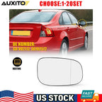 Heated Mirror Glass for Volvo S60 S80 C70 C30 V50 V70 (2007–2013)