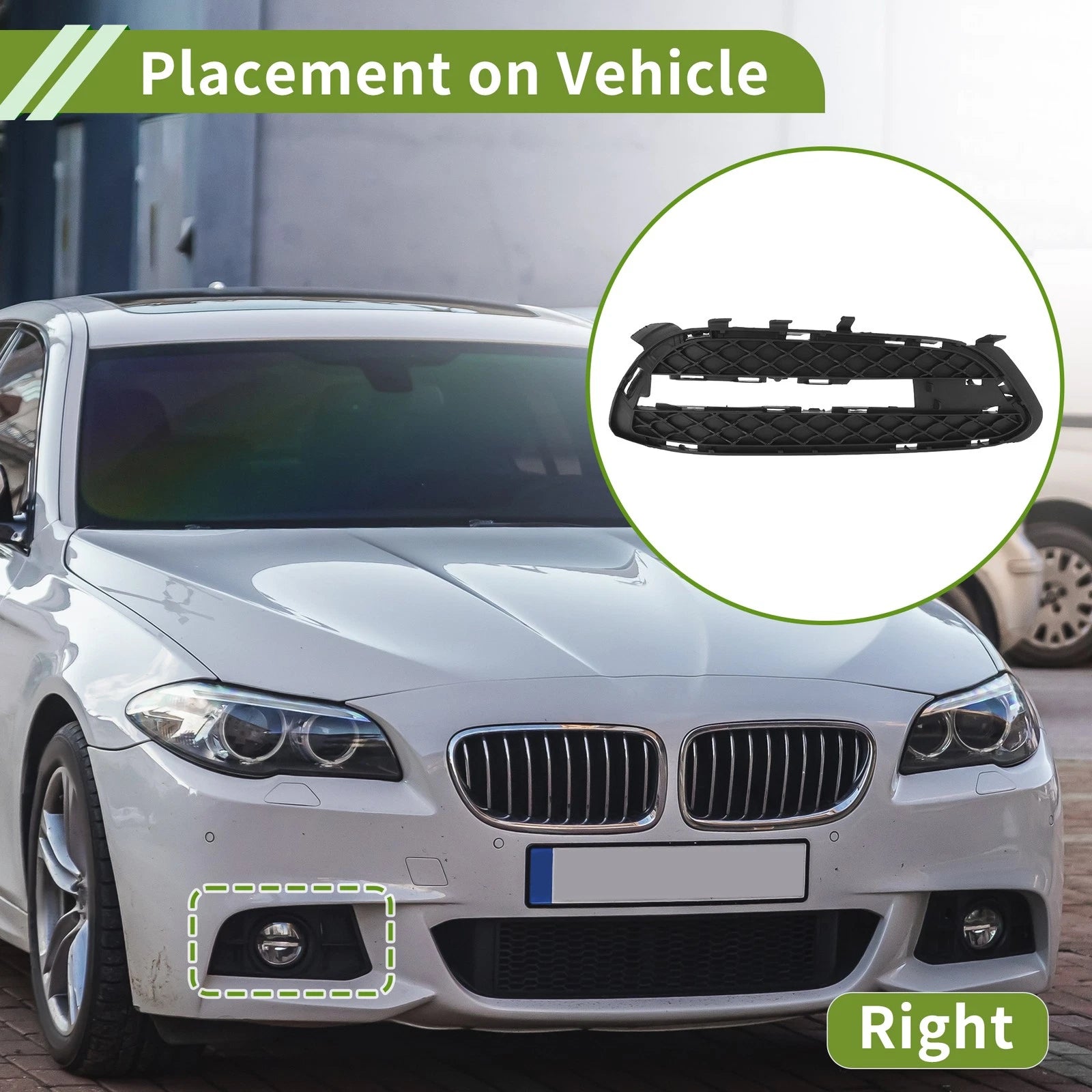 Fog Light Grill for Mercedes-Benz E-Class (2009–2016) No. 2128851823