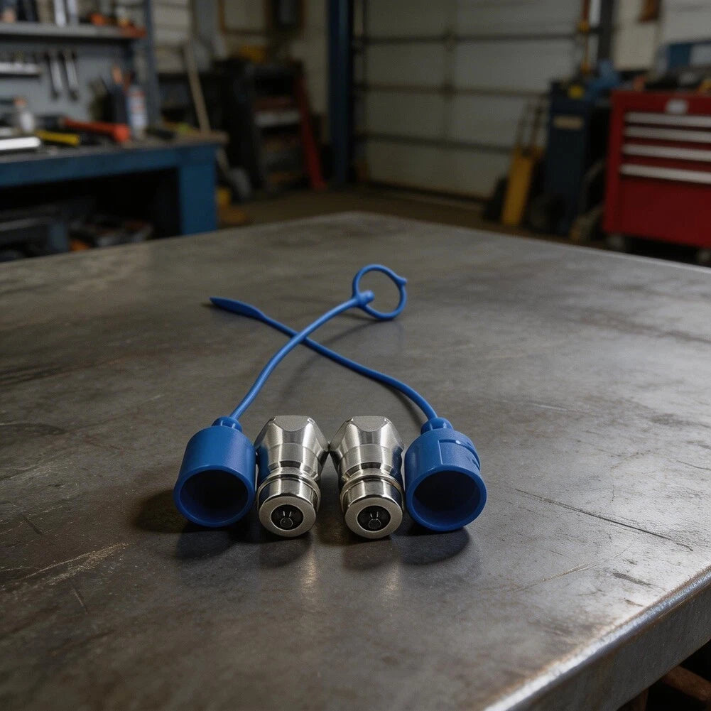 1/2 Inch NPT Male Poppet Hydraulic Quick Coupler for Agricultural Machinery