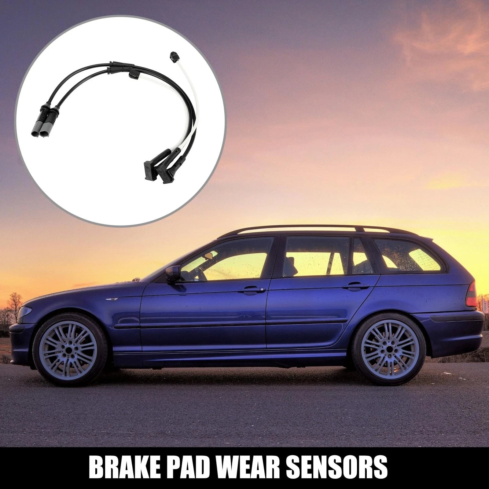 2pcs Brake Pad Wear Sensor for BMW Mini Cooper (2002–2023) 34356865613