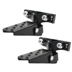Pedals for Diverse Motorcycle Metal Passenger Black Silver