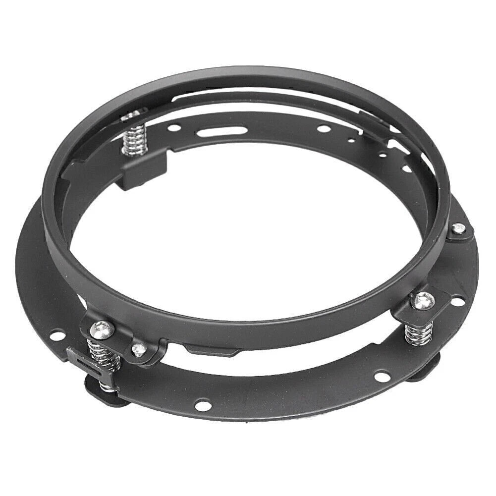 7" Round LED Headlight Mounting Ring for Harley Touring Softail (1994–2013)
