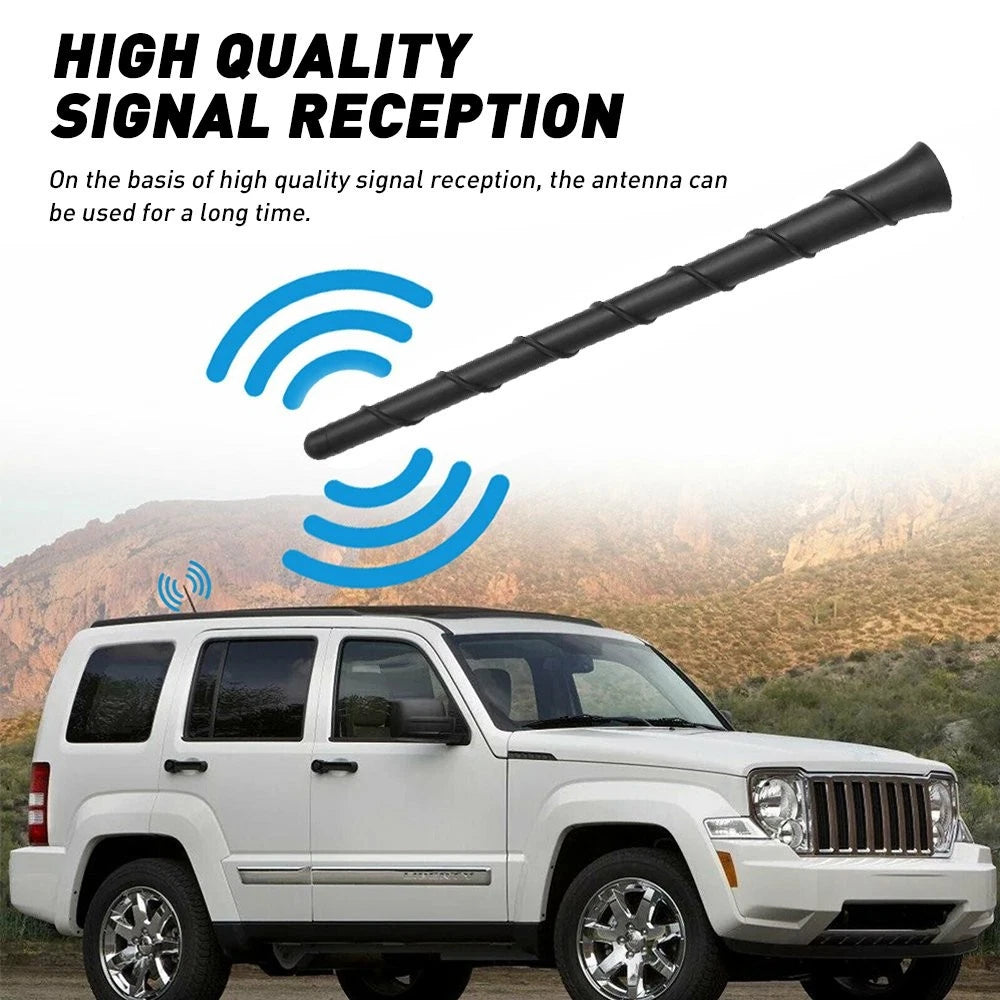 8" Spiral Flexible Antenna for RAM 1500 2500 3500 (2010-2023) - Black