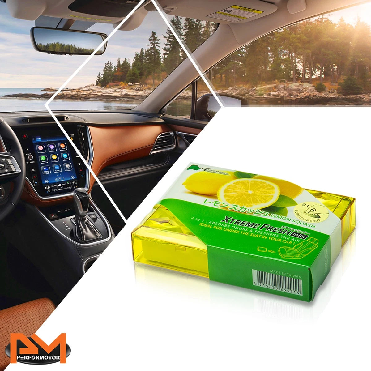 Air Freshener Lemon Squash Scent for Car/Truck/Home/Office (2.8oz)