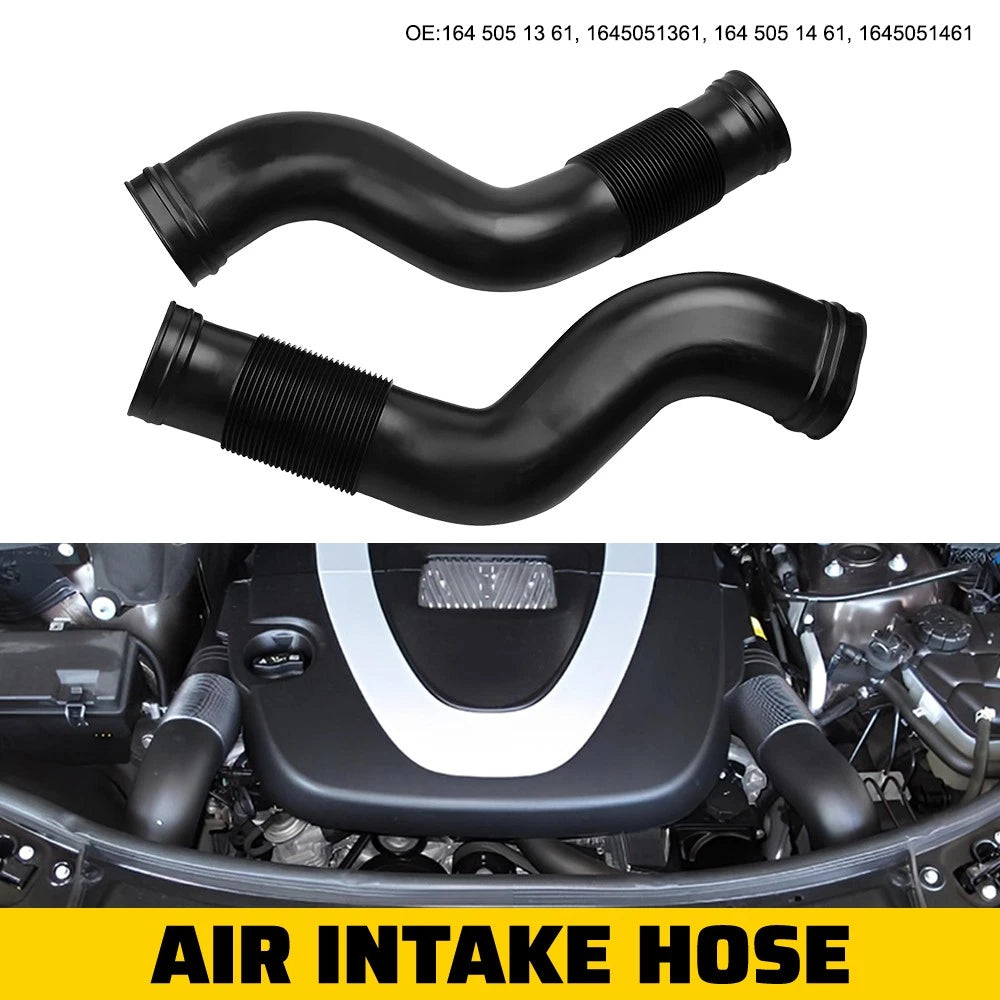 Set of 2 Air Intake Duct Pipes for Mercedes Benz ML350 GL450 (2006–2011)
