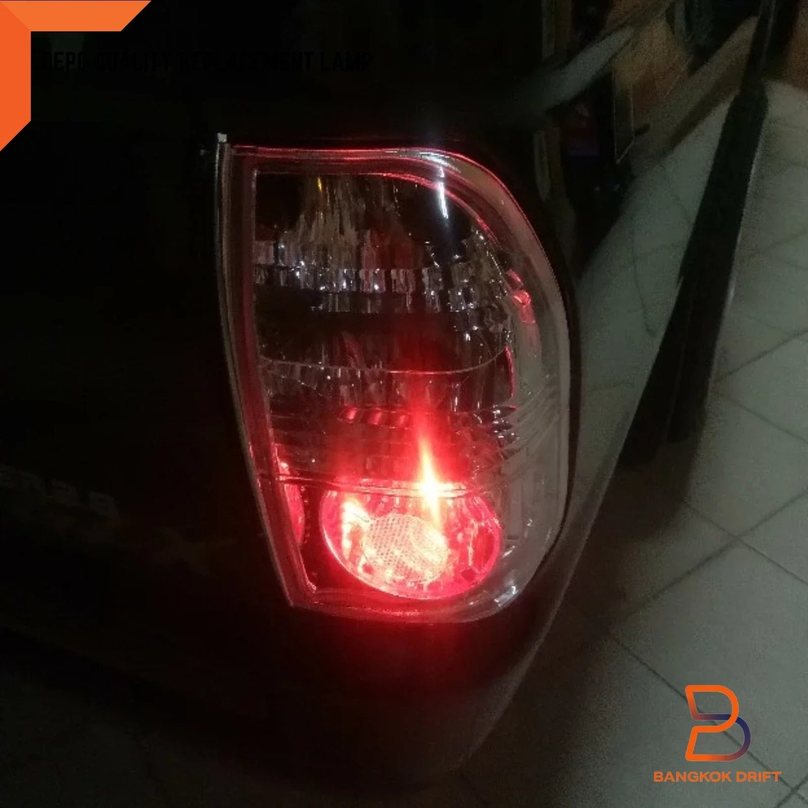 Crystal Tail Light Rear Lamp for Mitsubishi Triton Ute MK L200 (1996-2006)