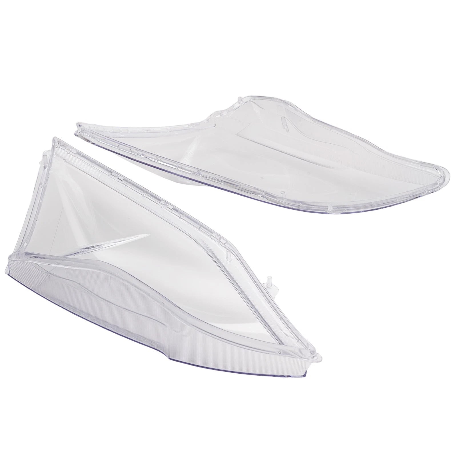 Headlight Lamp Lens Cover Set for Honda CRV (2007–2011) Polycarbonate