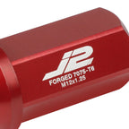 20Pcs J2 7075-T6 Forged Aluminum M12x1.25 Open-End Lug Nuts for