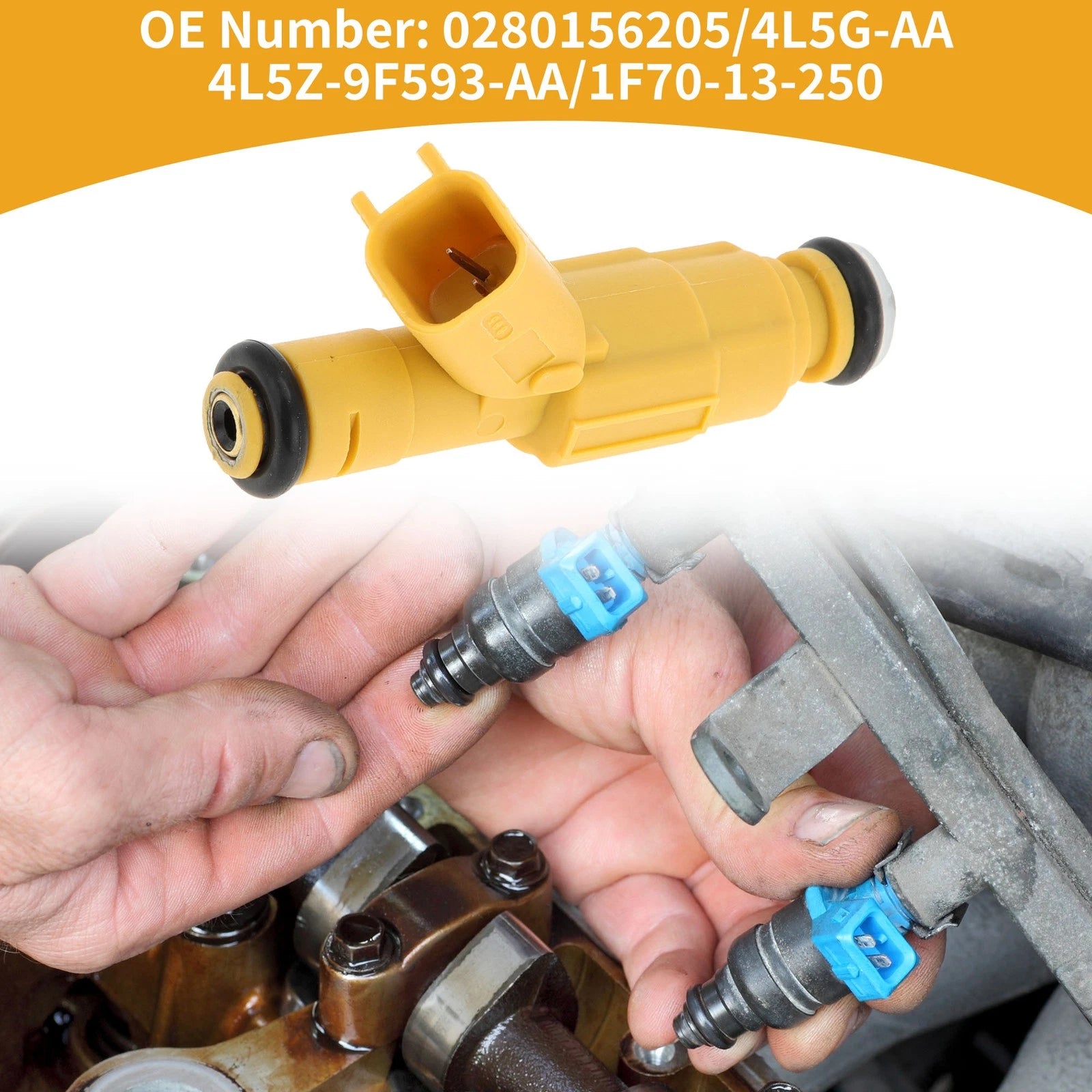 1 Pc Fuel Injector No.0280156205 for Mazda B2300 (2003–2006)
