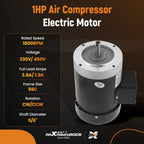 1HP Electric Compressor Duty Motor 1800RPM 56C Frame 5/8" Shaft