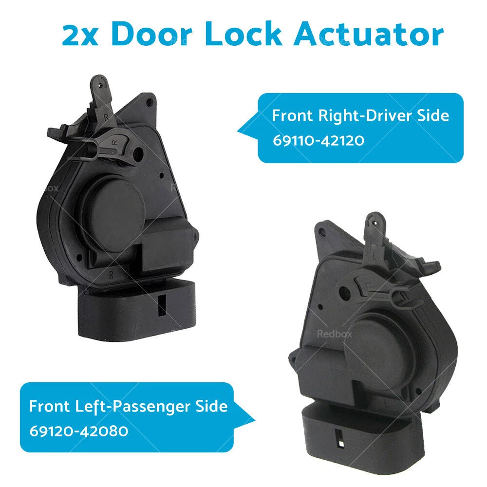LH RH Front Door Lock Actuator for Toyota RAV4 (2013–2018) 69120-42080 69110-42120