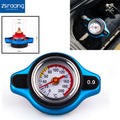 Blue Small Head Radiator Cap for Water Temperature Gauge