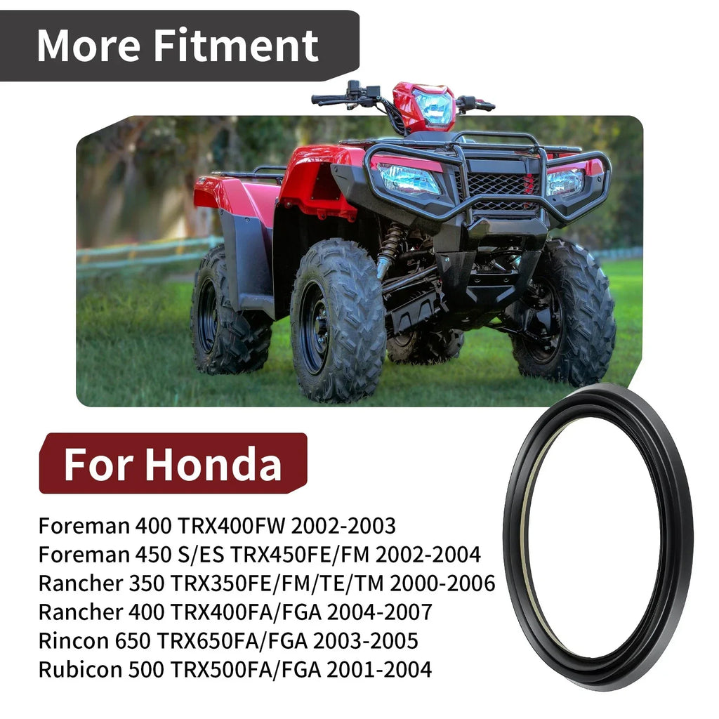 Front Brake Drum Dust Seal for Honda Rancher 350 TRX350FE/FM/TE/TM (2000–2006)