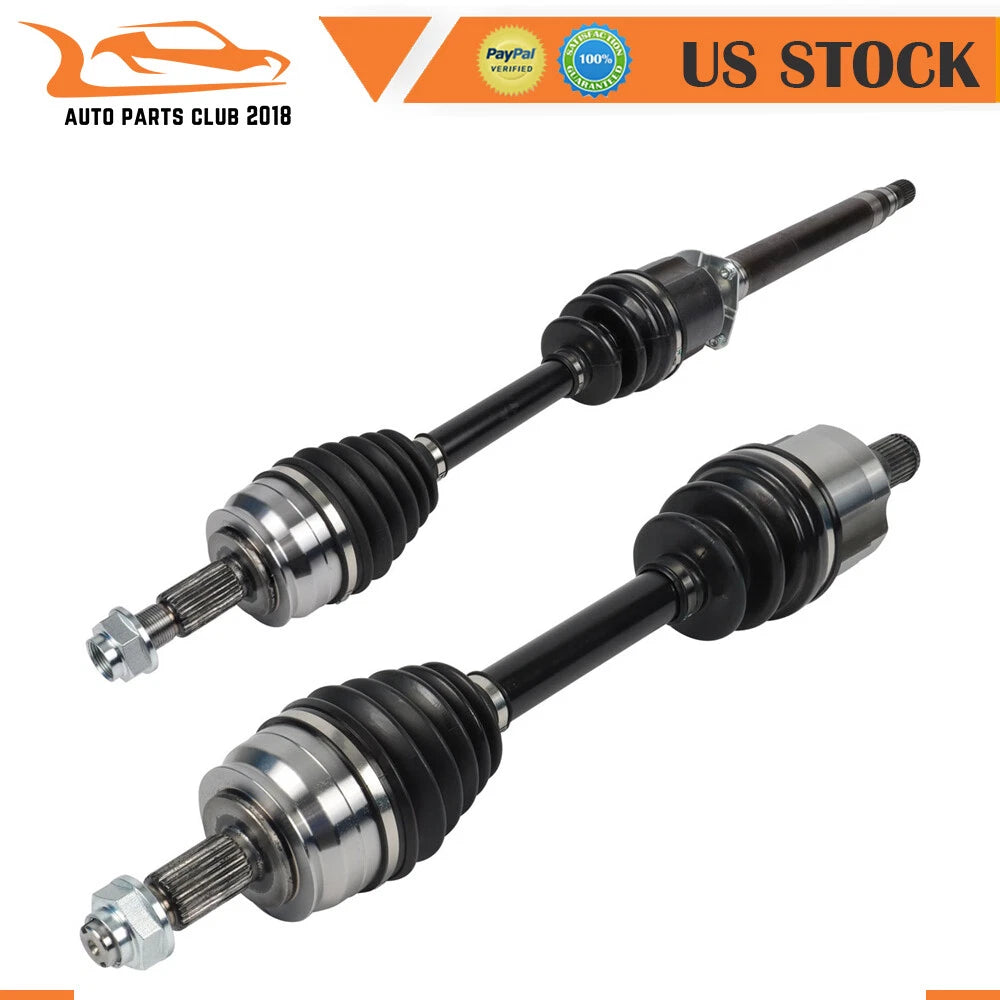 FWD Pair Front CV Axles for Fiat 500X (2016–2018) & Jeep Renegade (2018–2021)