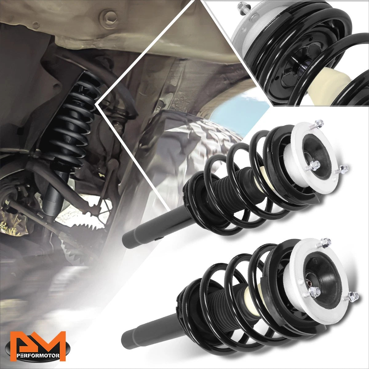 Complete Strut Assembly Set for BMW 325i Sedan (2001–2005)