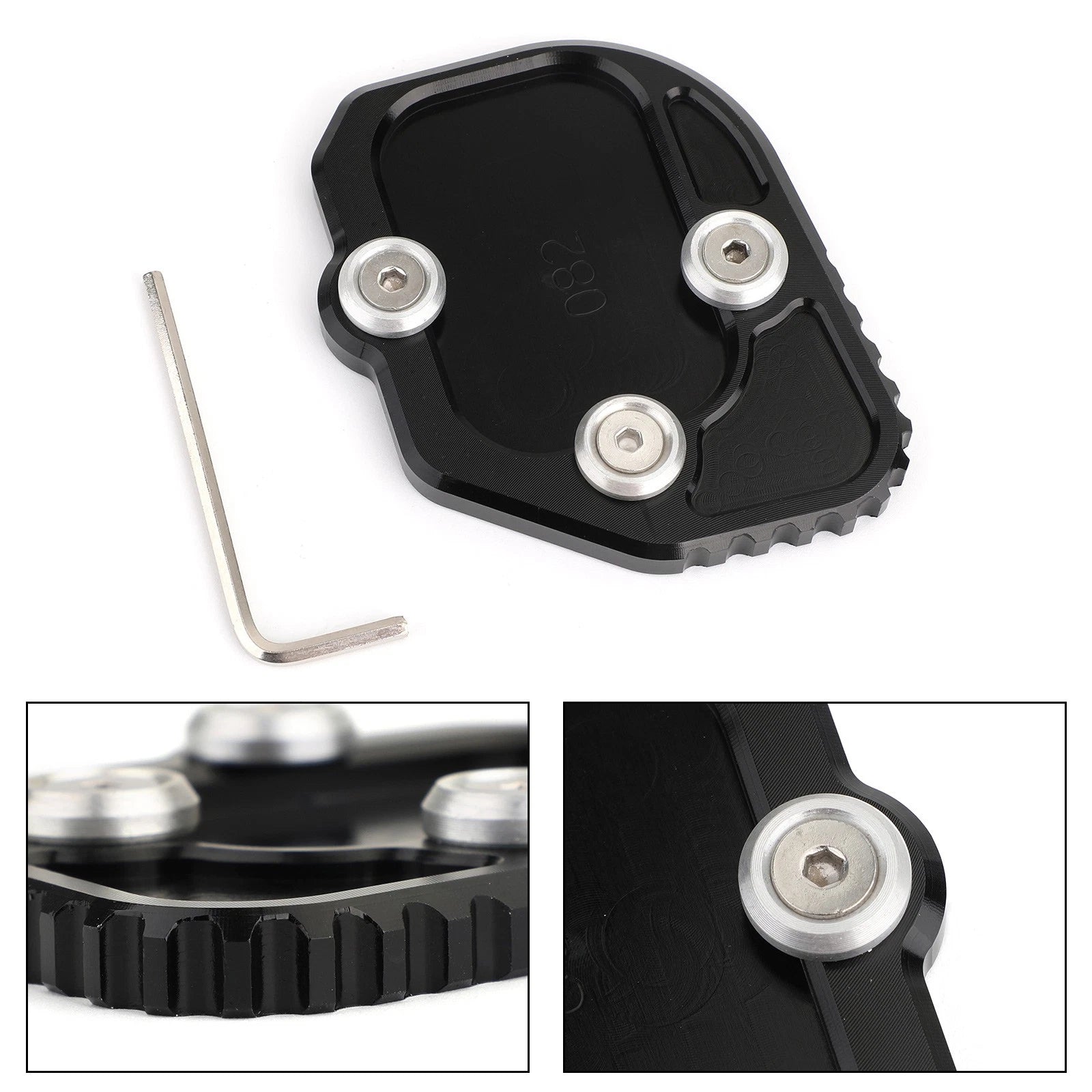 Kickstand Sidestand Enlarged Plate Pad for BMW C400X C400GT (2019–2021)