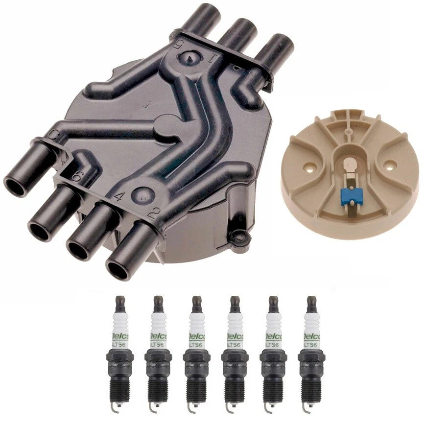 Distributor Rotor Cap & .060" Spark Plugs Kit for Astro Jimmy (1995–2001)