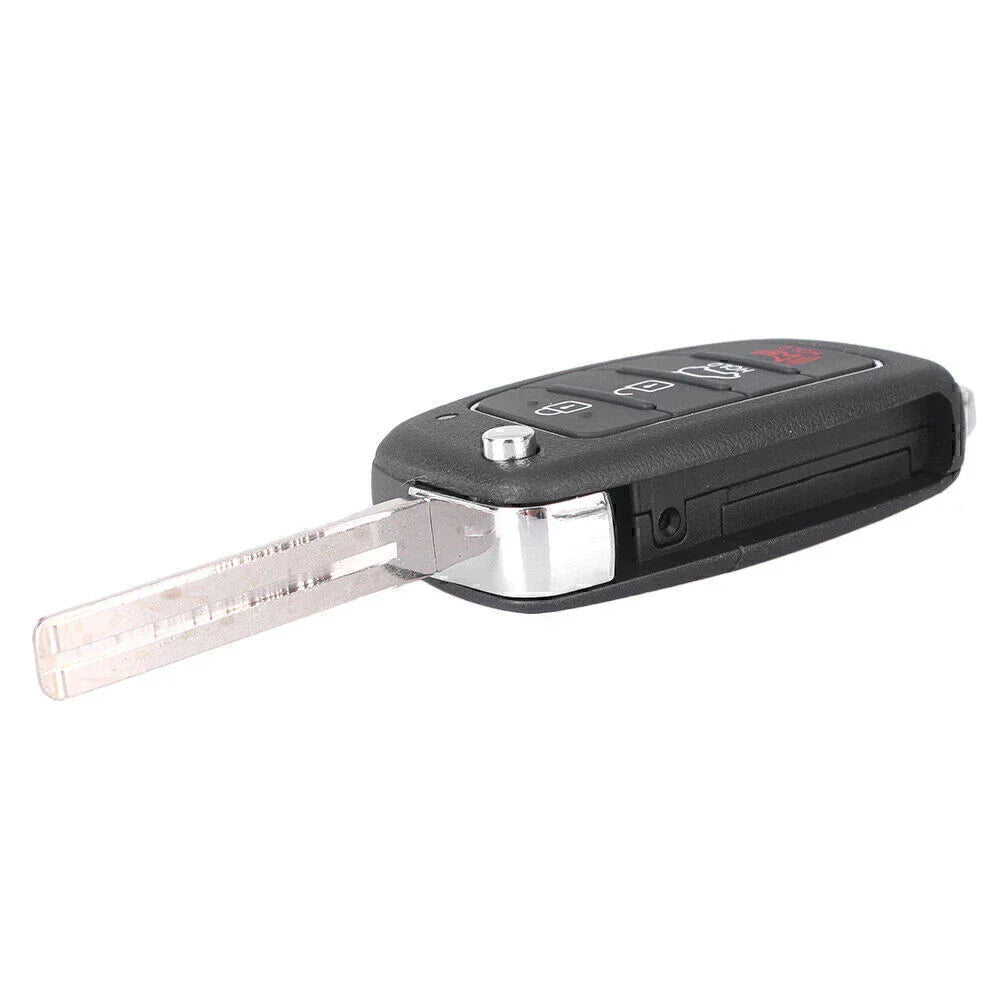Remote Control Key Shell Case Cover 1 x 4 Buttons for Hyundai Santa Fe (2013-2014)