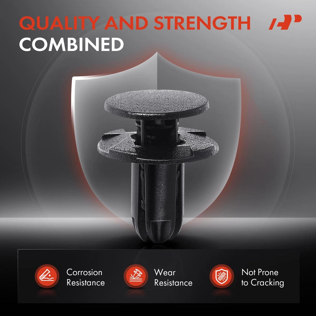 30Pcs 8mm Nylon Bumper Cover Clips for Hyundai