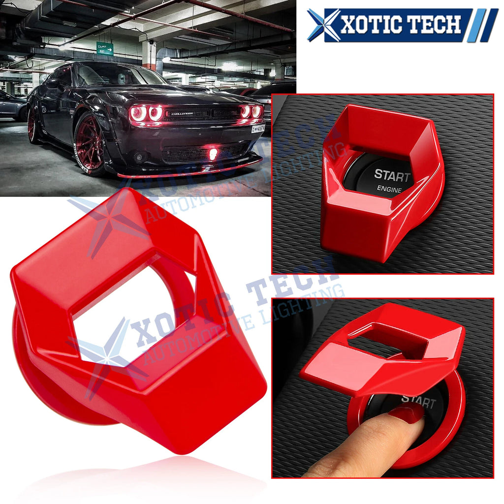 Engine Start Push Button Switch Cover Protector for Dodge (Universal Fit)