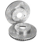 Front Slotted & Dimpled Disc Rotors for Hilux GGN15 KUN16 TGN16 (2005–2016)