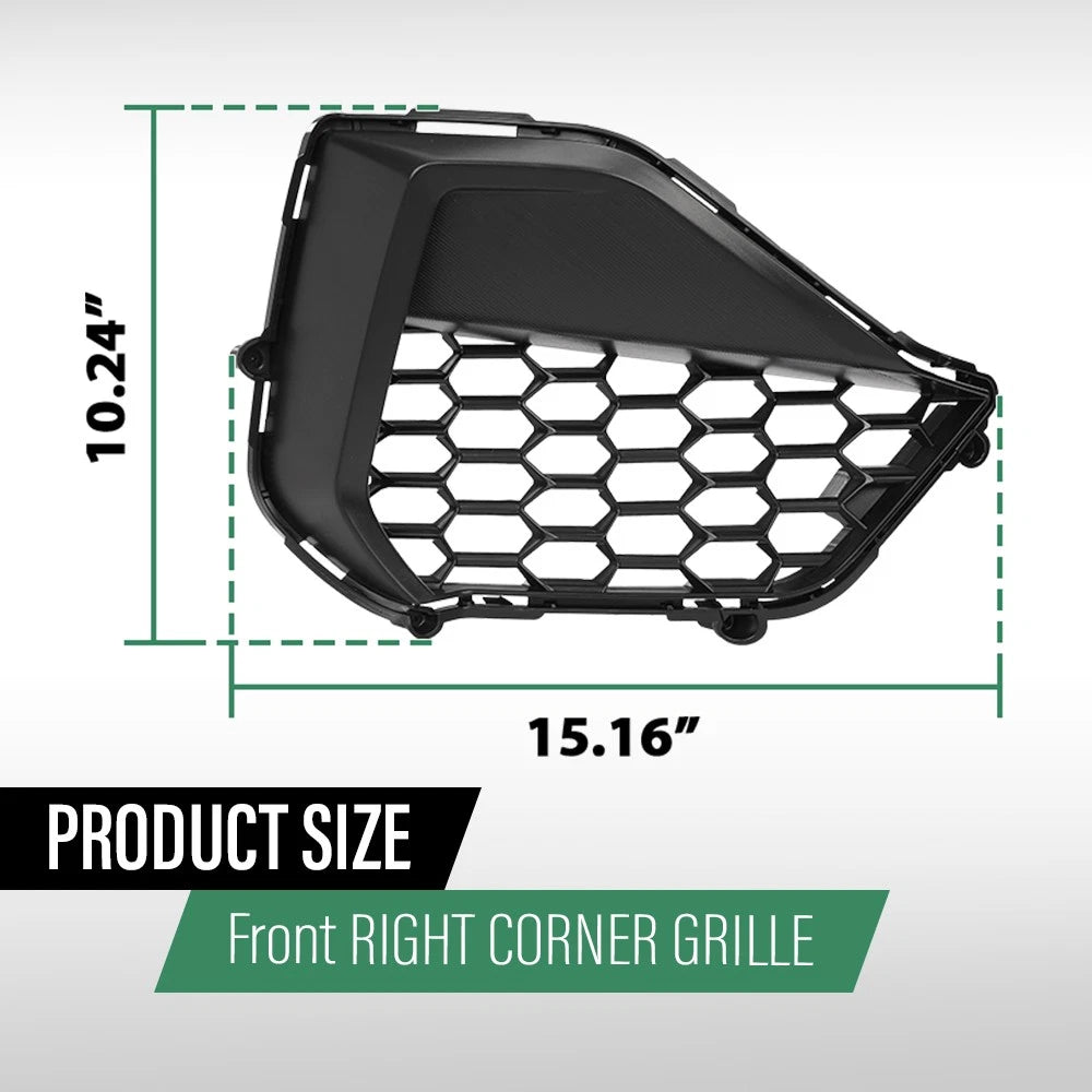 Front Bumper Lower Corner Grille for Ford Mustang GT (2024–2025)