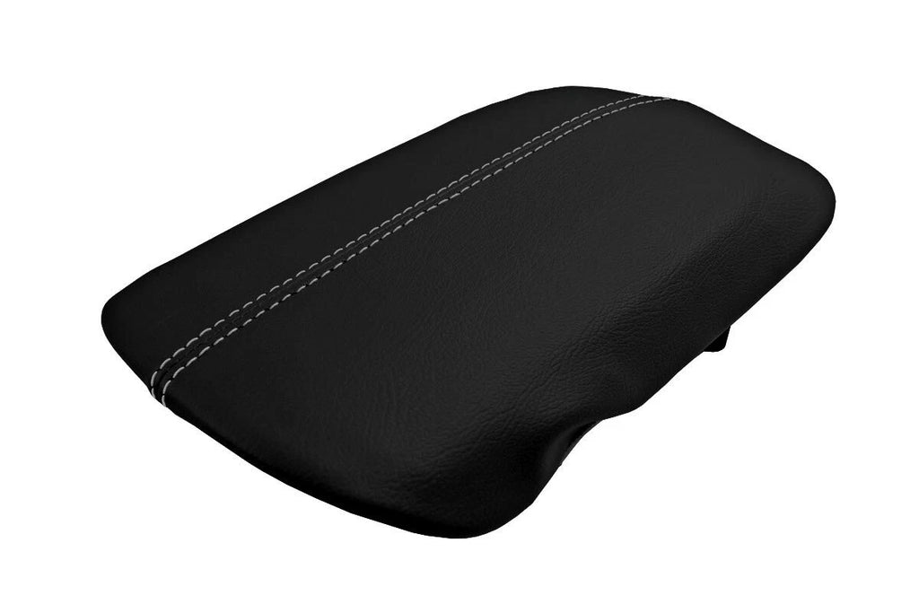 Console Lid Pull Over Cover Leather for Ford Mustang (2015–2020) Gray Stitch
