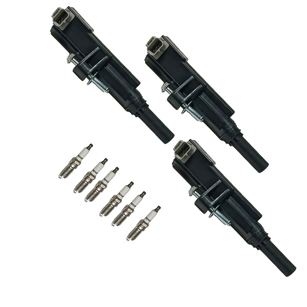 3X Ignition Coil & 6X Spark Plug for Dodge Ram 1500 (2009-2010)