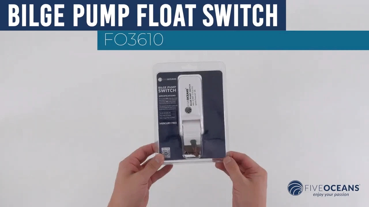 Automatic Bilge Pump Float Switch for Mercury (12-24-32 Volts, 20 Amps Max)