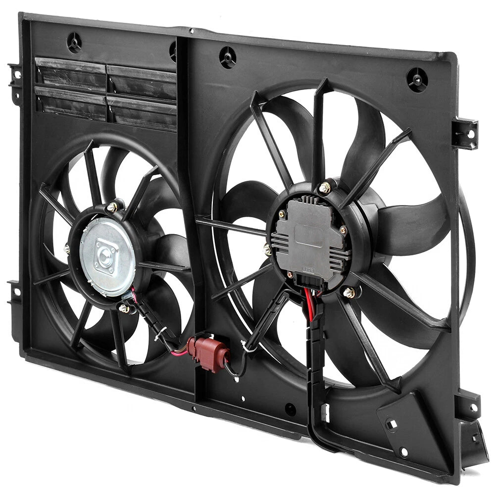 AC condenser and cooling fan assembly for Volkswagen Beetle (2013-2014)