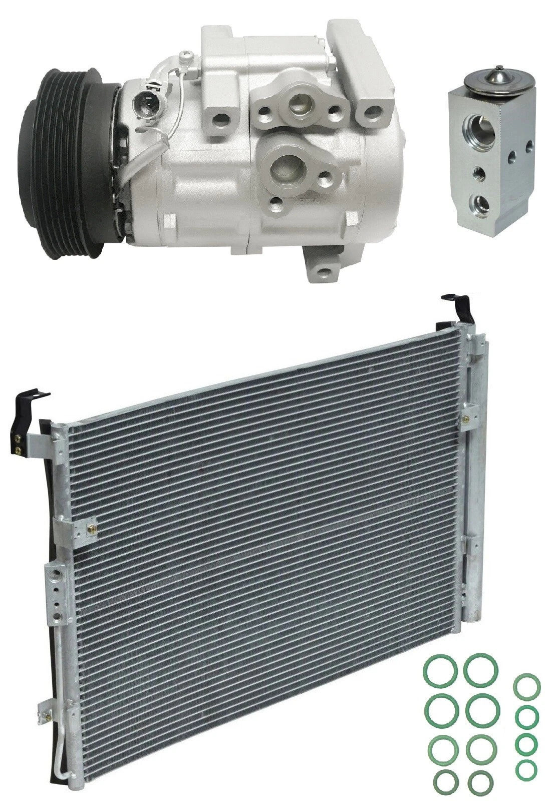 A C Compressor Kit With Condenser For Hyundai Entourage 3.8L (2007)
